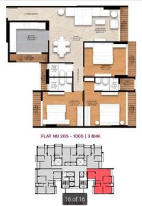 Image of 1400 Sq.ft 2 BHK Apartment / Flat for sale in Swastik Emerald Horizons, Belapur CBD, Navi Mumbai for Rs. 19000000