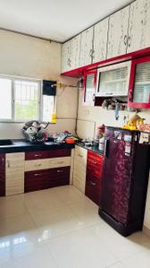 Kitchen Image of 750 Sq.ft 2 BHK Apartment / Flat for rent in Kumar Primavera B6, Wadgaon Sheri Pune for Rs. 36000