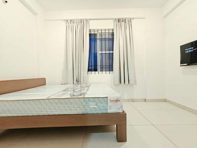 Bedroom Image of 700 Sq.ft 1 BHK Apartment / Flat for rent in Domlur Layout Bengaluru for Rs. 43000