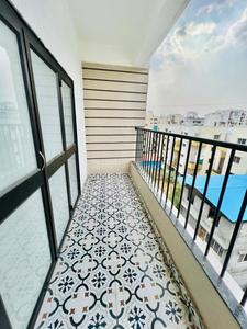 Balcony Image of 630 Sq.ft 1 BHK Apartment / Flat for rent in Kolhewadi Pune for Rs. 9000