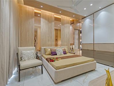 Bedroom Image of 1800 Sq.ft 3 BHK Apartment / Flat for rent in KP Courtyard, Shantipura Ahmedabad for Rs. 60000