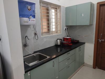 Kitchen Image of 650 Sq.ft 1 BHK Apartment / Flat for rent in Whitefield Bengaluru for Rs. 25000