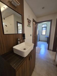 Hall Image of 720 Sq.ft 1 BHK Apartment / Flat for rent in Candolim Goa for Rs. 30000