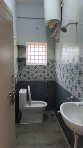 Bathroom Image of 799 Sq.ft 1 BHK Builder Floor for rent in Mahadevapura Bengaluru for Rs. 25000