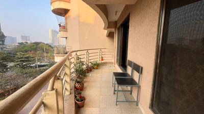 Balcony Image of 1650 Sq.ft 3 BHK Apartment / Flat for sale in Paradise Sai Pearls, Kharghar Navi Mumbai for Rs. 18000000
