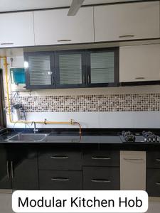 Kitchen Image of 2782 Sq.ft 4 BHK Apartment / Flat for rent in Shree Radha Jaldeep Vertex, Ambli Ahmedabad for Rs. 75000
