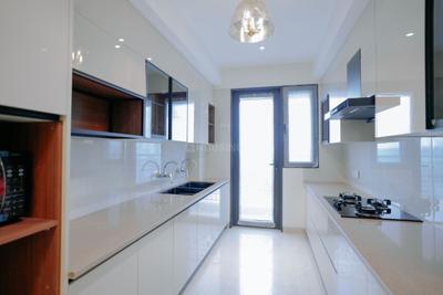 Kitchen Image of 1800 Sq.ft 3 BHK Builder Floor for sale in Gulmohar Vintage Arch 1, JLPL Industrial Area Mohali for Rs. 21600000