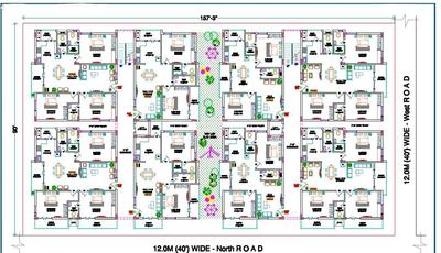 Image of 1715 Sq.ft 3 BHK Apartment / Flat for sale in Puppalaguda, Hyderabad for Rs. 11662000