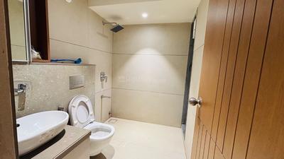Bathroom Image of 3230 Sq.ft 4 BHK Apartment / Flat for rent in BSA Paarijat At Shantigram, Shantigram Ahmedabad for Rs. 200000