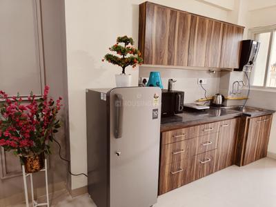 Kitchen Image of 557 Sq.ft 1 BHK Apartment / Flat for sale in GRV Brij Residency Phase 2, Lasudia Mori Indore for Rs. 3300000