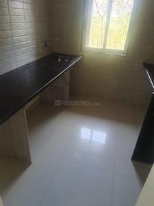 Kitchen Image of 600 Sq.ft 1 BHK Apartment / Flat for rent in Vihang Hills, Thane West Thane for Rs. 20000