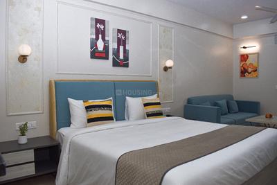 Bedroom Image of 450 Sq.ft 1 RK Studio for rent in Urban Suites, Jagatpura Jaipur for Rs. 22000