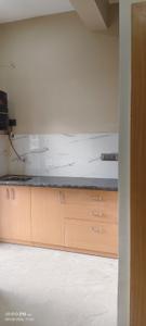 Kitchen Image of 600 Sq.ft 1 BHK Builder Floor for rent in Mahalakshmi Nagar Indore for Rs. 21000
