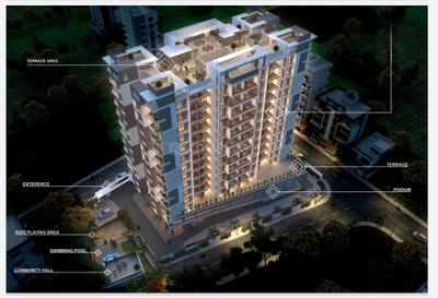 Image of 1120 Sq.ft 2 BHK Apartment / Flat for sale in Manish Nagar, Nagpur for Rs. 4800000