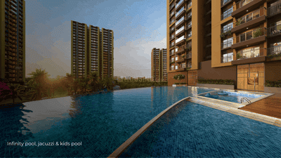 Image of 1215 Sq.ft 3 BHK Apartment / Flat for sale in Srijan Orizon Phase I, Narendrapur, Kolkata for Rs. 12000000