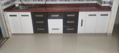 Kitchen Image of 1000 Sq.ft 1 BHK Apartment / Flat for rent in Shubh Candid, Kudasan Gandhinagar for Rs. 13400
