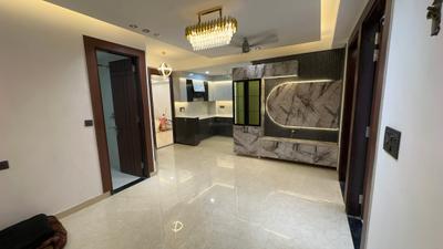 Living Room Image of 1100 Sq.ft 3 BHK Apartment / Flat for sale in Chhattarpur New Delhi for Rs. 8500000
