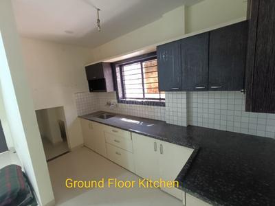 Kitchen Image of 600 Sq.ft 1 BHK Builder Floor for rent in Bhicholi Mardana Indore for Rs. 15000