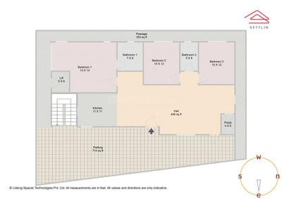 Image of 2400 Sq.ft 3 BHK Independent House for sale in 21st La Ville Township by 21st Castle Developers LLP, BEML Cooperative Society Layout, Bengaluru for Rs. 20600000