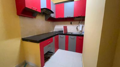 Kitchen Image of 1050 Sq.ft 3 BHK Apartment / Flat for rent in Srijan Greenfield City, Maheshtala Kolkata for Rs. 21000