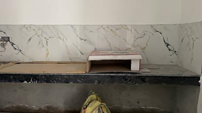 Kitchen Image of 900 Sq.ft 3 BHK Builder Floor for sale in Khanpur New Delhi for Rs. 7200000