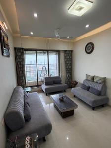 Hall Image of 450 Sq.ft 1 BHK Apartment / Flat for rent in Vasant Sarita, Kandivali East Mumbai for Rs. 40000