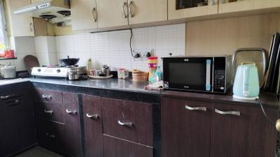 Kitchen Image of 1200 Sq.ft 2 BHK Apartment / Flat for sale in Naktala Kolkata for Rs. 8000000