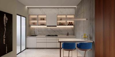 Kitchen Image of 2034 Sq.ft 3 BHK Apartment / Flat for sale in Swagat Glassglow, Sargasan Gandhinagar for Rs. 9900000