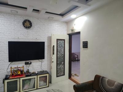 Living Room Image of 540 Sq.ft 1 BHK Apartment / Flat for rent in Kavya Hill View, Kasarvadavali Thane for Rs. 16120