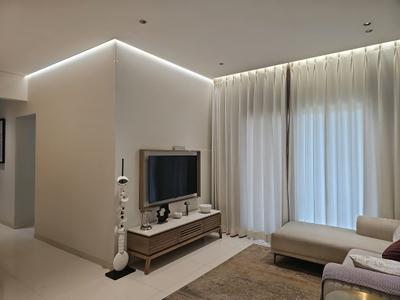 Living Room Image of 1287 Sq.ft 3 BHK Apartment / Flat for sale in Que 914, Mundhwa Pune for Rs. 13500000