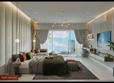 Bedroom Image of 1250 Sq.ft 3 BHK Apartment / Flat for sale in Runwal The Central Park Phase I, Chinchwad Pune for Rs. 21000000