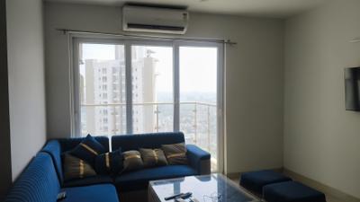 Living Room Image of 1680 Sq.ft 3 BHK Apartment / Flat for rent in Hero Homes, Sector 104 Gurgaon for Rs. 60000