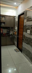 Kitchen Image of 1100 Sq.ft 2 BHK Builder Floor for rent in Silicon City Sector K, Rau Indore for Rs. 30000
