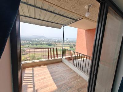 Balcony Image of 1024 Sq.ft 2 BHK Apartment / Flat for rent in Shapoorji Pallonji Joyville Sensorium, Maan Pune for Rs. 26000