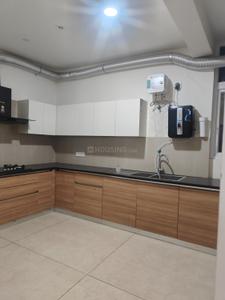 Kitchen Image of 1900 Sq.ft 3 BHK Apartment / Flat for rent in Green Lotus Saksham, Nabha Zirakpur for Rs. 35000