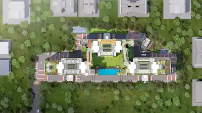 Image of 1586 Sq.ft 3 BHK Apartment / Flat for sale in Kumar Path, Baner, Pune for Rs. 13450000