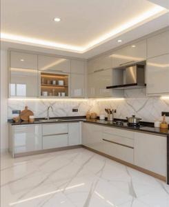 Kitchen Image of 2800 Sq.ft 3 BHK Apartment / Flat for sale in Sharanya Skyvue, Thaltej Ahmedabad for Rs. 27000000