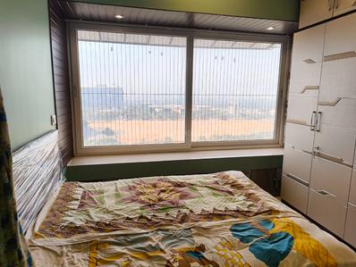 Bedroom Image of 675 Sq.ft 1 BHK Apartment / Flat for rent in Parth Lakeview, Dighe Thane for Rs. 40000