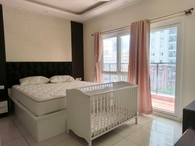 Bedroom Image of 2100 Sq.ft 4 BHK Apartment / Flat for rent in Prestige Jindal City, Anchepalya Bengaluru for Rs. 58000