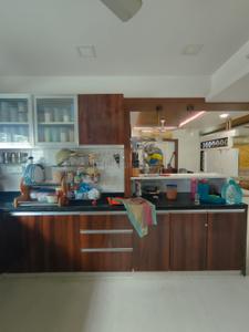 Kitchen Image of 3150 Sq.ft 4 BHK Apartment / Flat for sale in Sheladia Pushkar Apartments, Bodakdev Ahmedabad for Rs. 30000000
