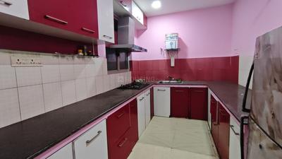Kitchen Image of 1350 Sq.ft 3 BHK Apartment / Flat for rent in Ideal Niketan, Tangra Kolkata for Rs. 45000