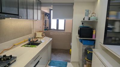 Kitchen Image of 2650 Sq.ft 3 BHK Apartment / Flat for rent in Vaishno Devi Circle Ahmedabad for Rs. 100000