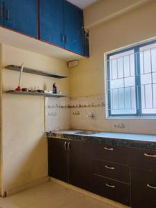 Kitchen Image of 910 Sq.ft 1 BHK Apartment / Flat for rent in Makarba Ahmedabad for Rs. 14000