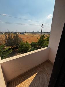Balcony Image of 600 Sq.ft 1 BHK Apartment / Flat for rent in Sarthak Singapore Lifestyle, Palakhedi Indore for Rs. 8000