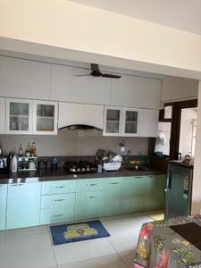 Kitchen Image of 1300 Sq.ft 3 BHK Apartment / Flat for rent in Shivalik Green View, Shantigram Ahmedabad for Rs. 80000