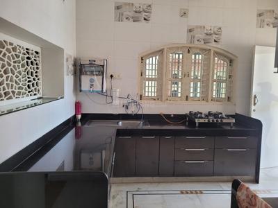 Kitchen Image of 2700 Sq.ft 3 BHK Independent House for rent in Ghatlodiya Ahmedabad for Rs. 60000