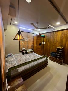 Bedroom Image of 1200 Sq.ft 2 BHK Apartment / Flat for rent in City Light Surat for Rs. 32000
