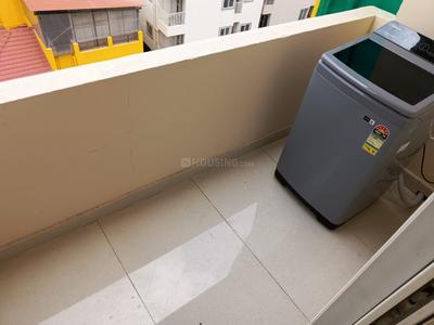 Balcony Image of 550 Sq.ft 1 BHK Apartment / Flat for rent in Whitefield Bengaluru for Rs. 25000