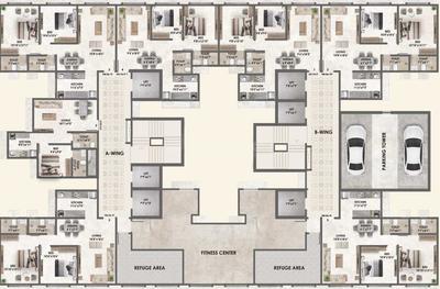 Image of 489 Sq.ft 1 BHK Apartment / Flat for sale in Adityaraj Royale, Vikhroli East, Mumbai for Rs. 8500000