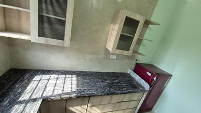 Kitchen Image of 400 Sq.ft 1 BHK Builder Floor for rent in Mahalakshmi Nagar Indore for Rs. 22000